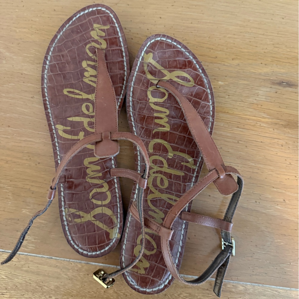 Sam Edelman Tan Leather Sandals